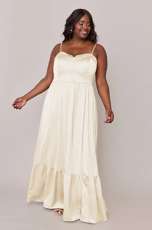 Valentina Satin Dress | Made To Order - Image 108