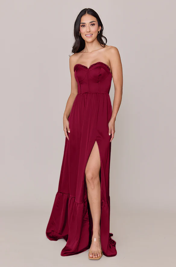 Valentina Satin Dress | Made To Order - Image 11
