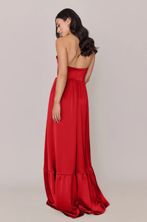 Valentina Satin Dress | Made To Order - Image 123