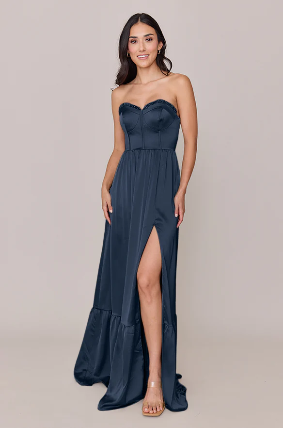 Valentina Satin Dress | Made To Order - Image 127