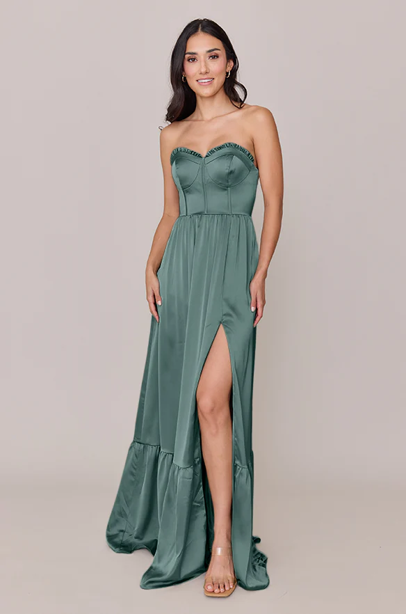 Valentina Satin Dress | Made To Order - Image 132