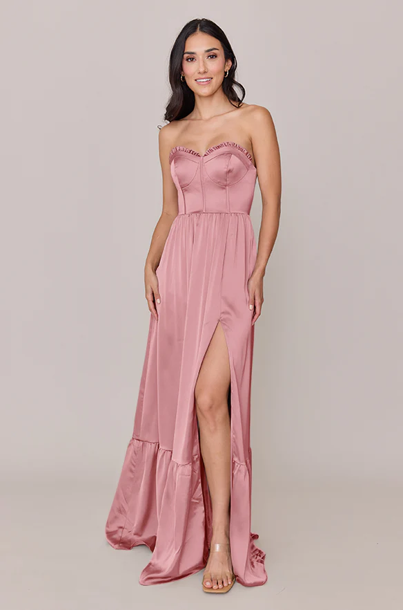 Valentina Satin Dress | Made To Order - Image 136