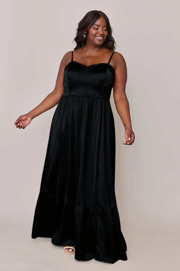 Valentina Satin Dress | Made To Order - Image 15
