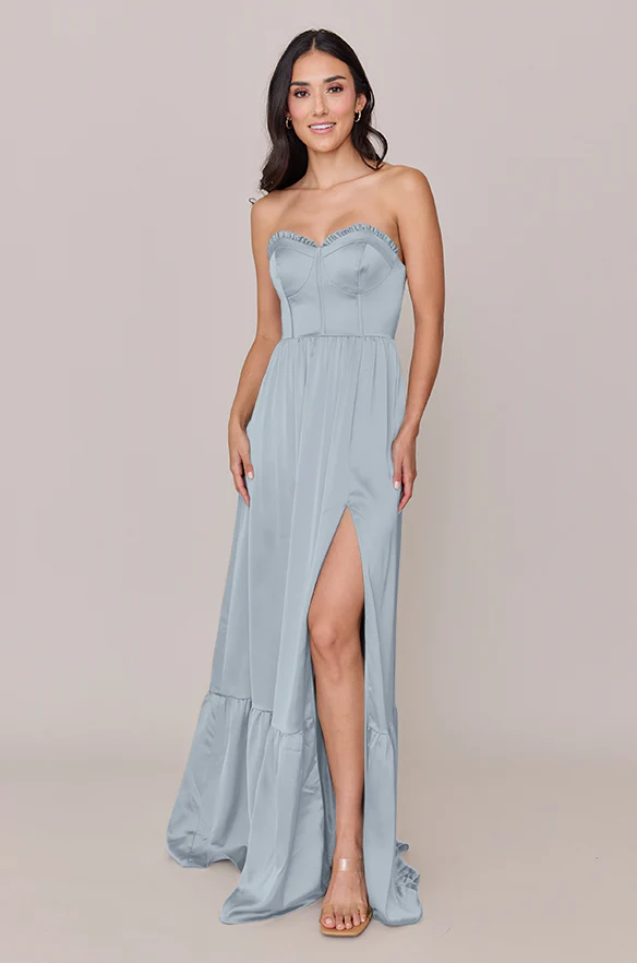 Valentina Satin Dress | Made To Order - Image 152