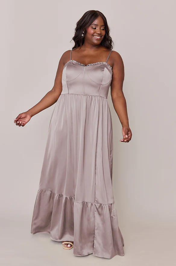 Valentina Satin Dress | Made To Order - Image 164