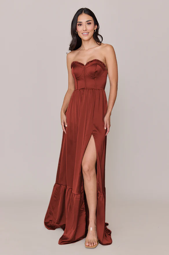 Valentina Satin Dress | Made To Order - Image 166
