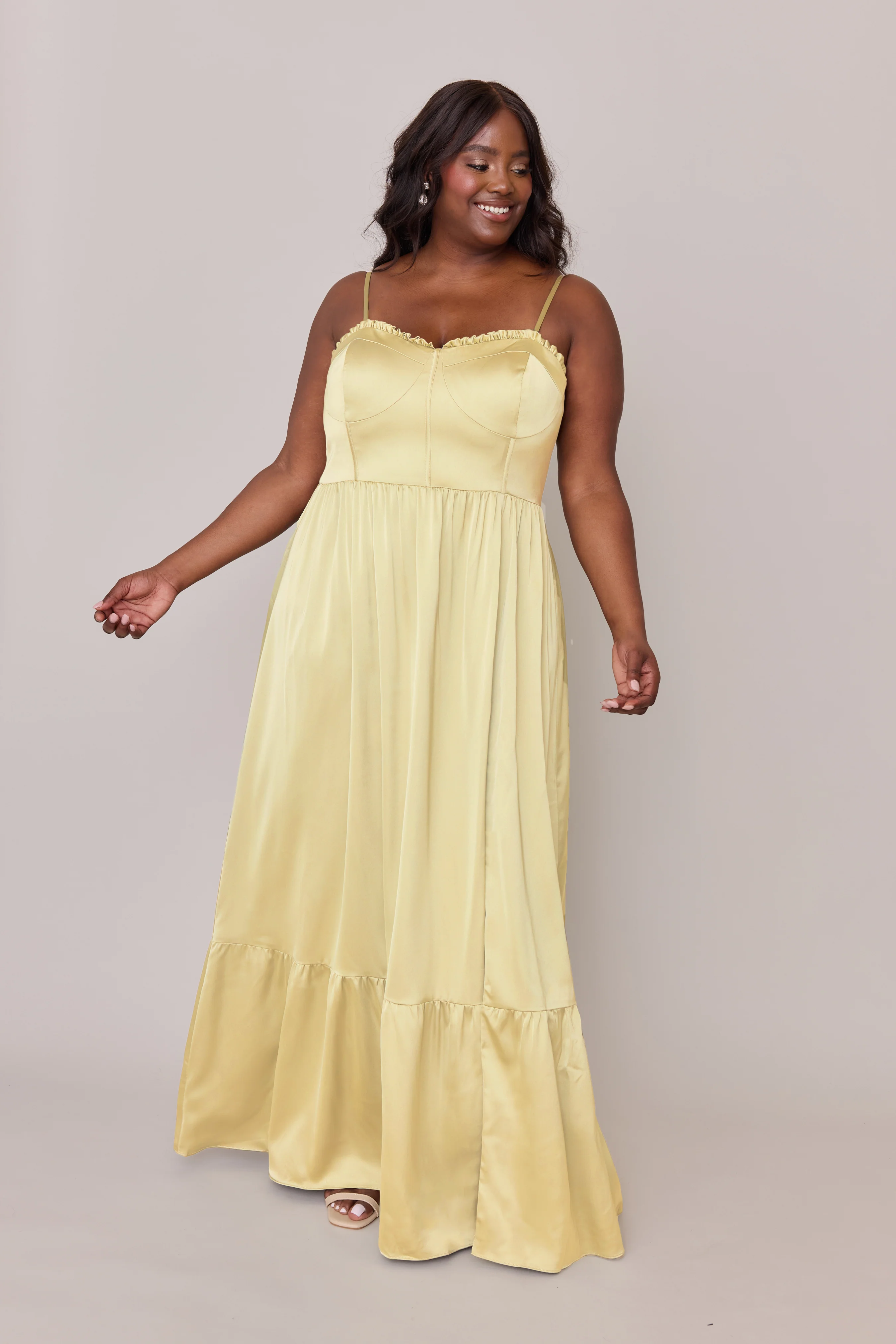 Valentina Satin Dress | Made To Order - Image 176