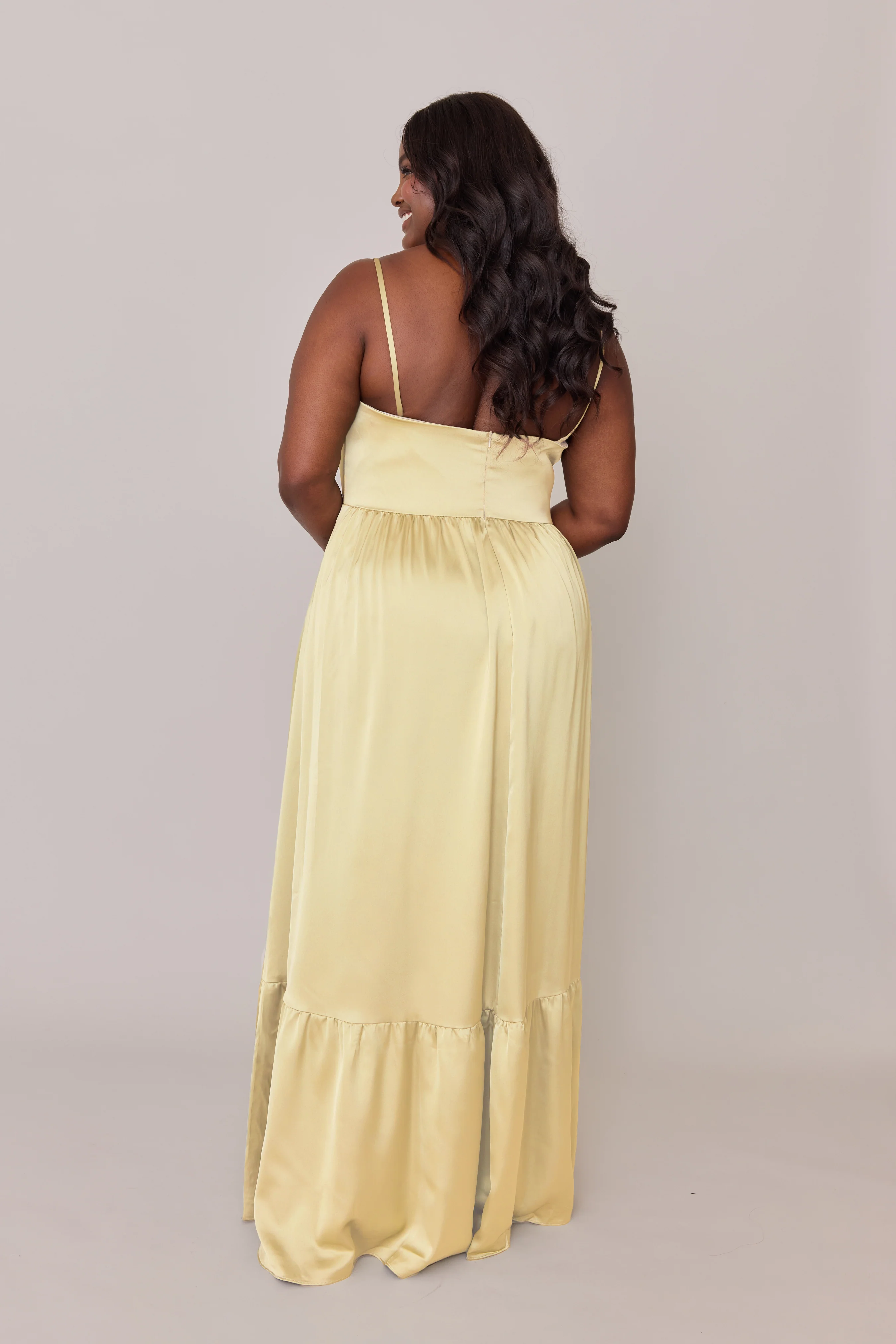 Valentina Satin Dress | Made To Order - Image 177