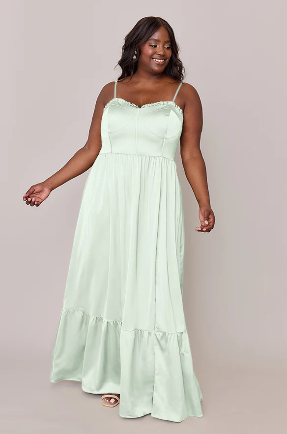 Valentina Satin Dress | Made To Order - Image 180