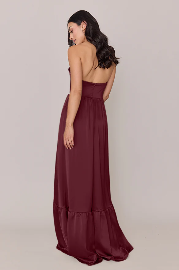 Valentina Satin Dress | Made To Order - Image 23