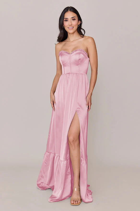 Valentina Satin Dress | Made To Order - Image 239