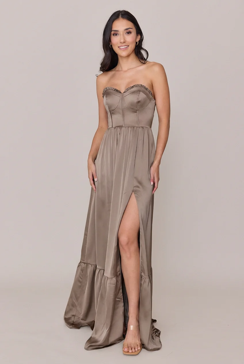 Valentina Satin Dress | Made To Order - Image 242