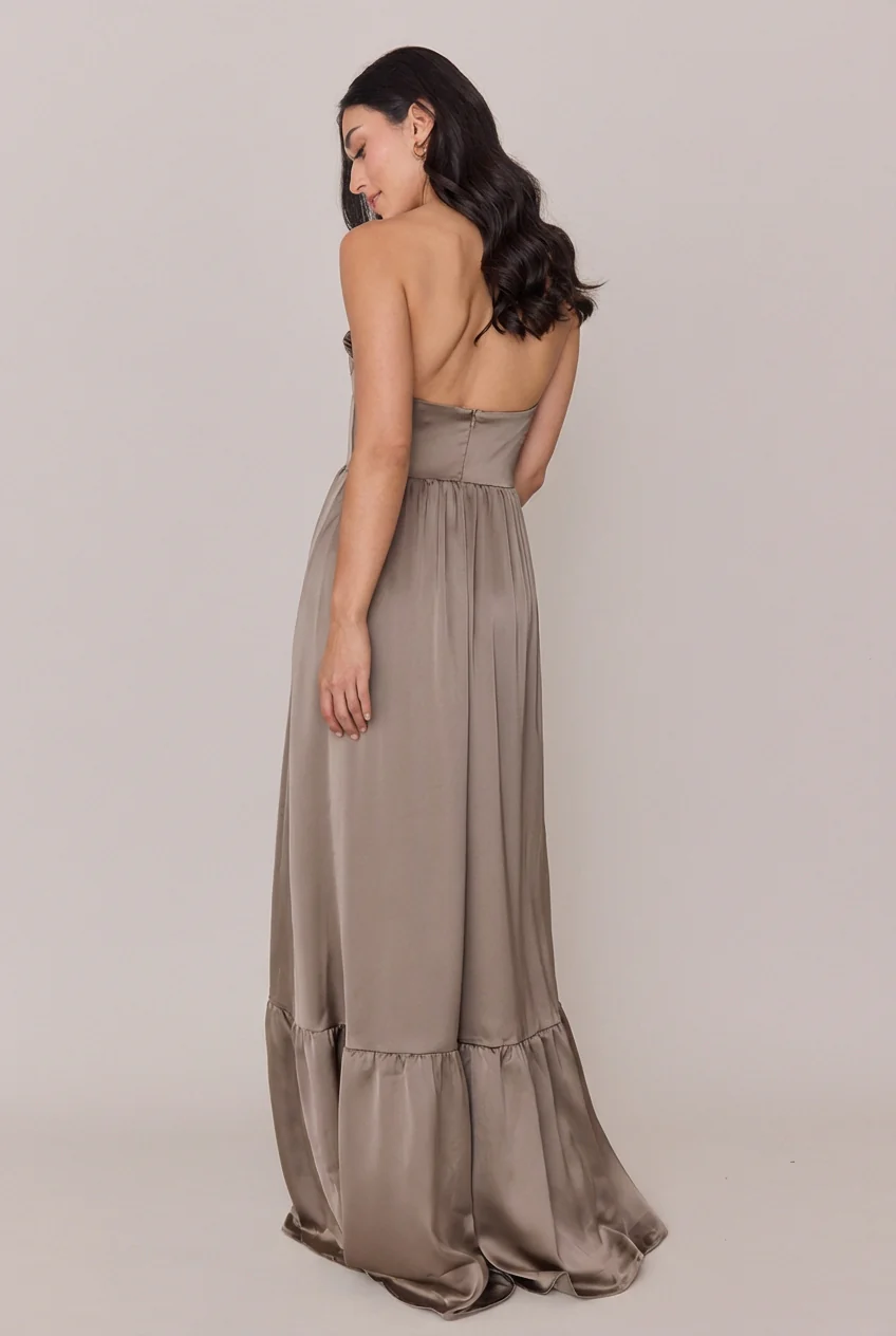 Valentina Satin Dress | Made To Order - Image 243