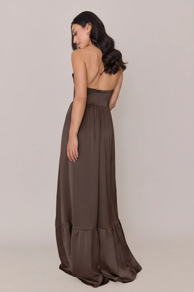 Valentina Satin Dress | Made To Order - Image 244