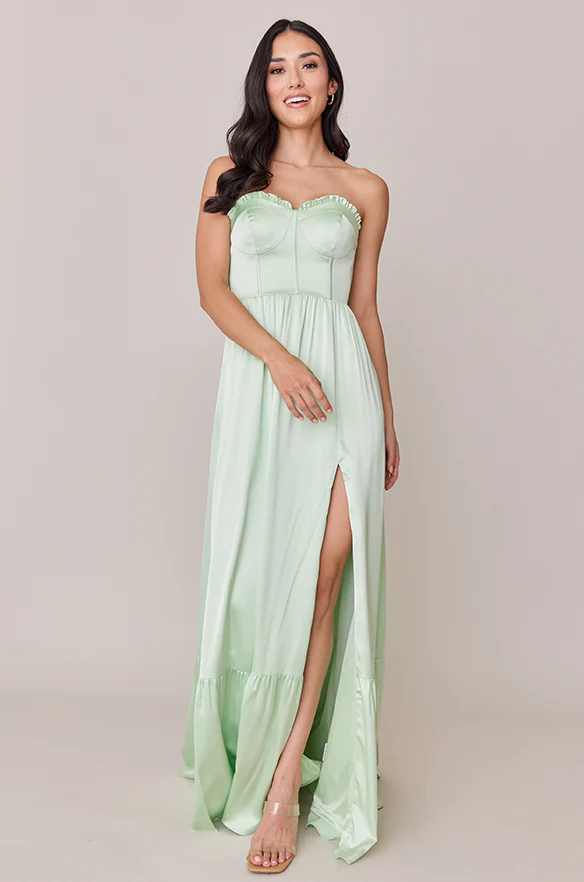 Valentina Satin Dress | Made To Order - Image 3