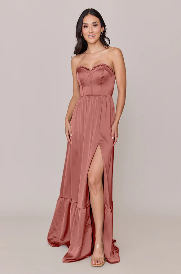 Valentina Satin Dress | Made To Order - Image 34