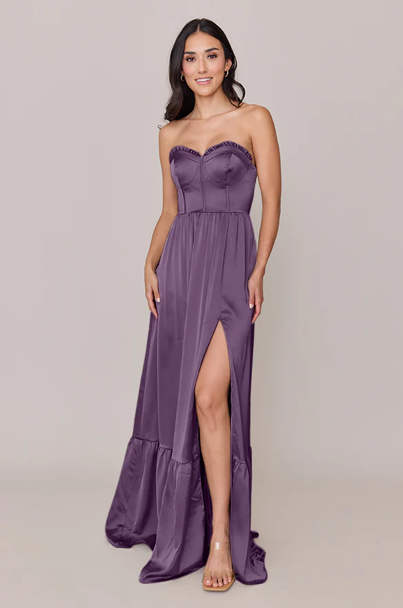Valentina Satin Dress | Made To Order - Image 38