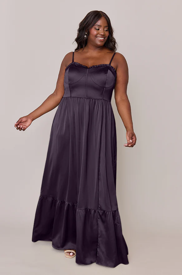 Valentina Satin Dress | Made To Order - Image 42