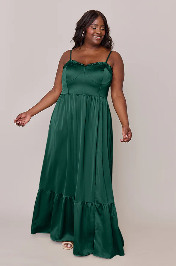 Valentina Satin Dress | Made To Order - Image 45