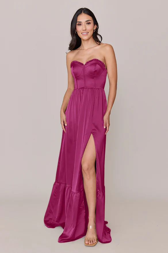 Valentina Satin Dress | Made To Order - Image 51