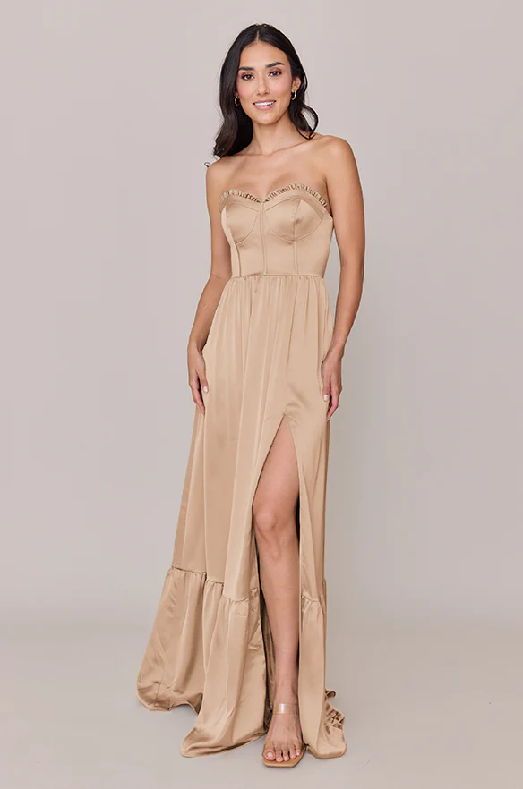 Valentina Satin Dress | Made To Order - Image 62