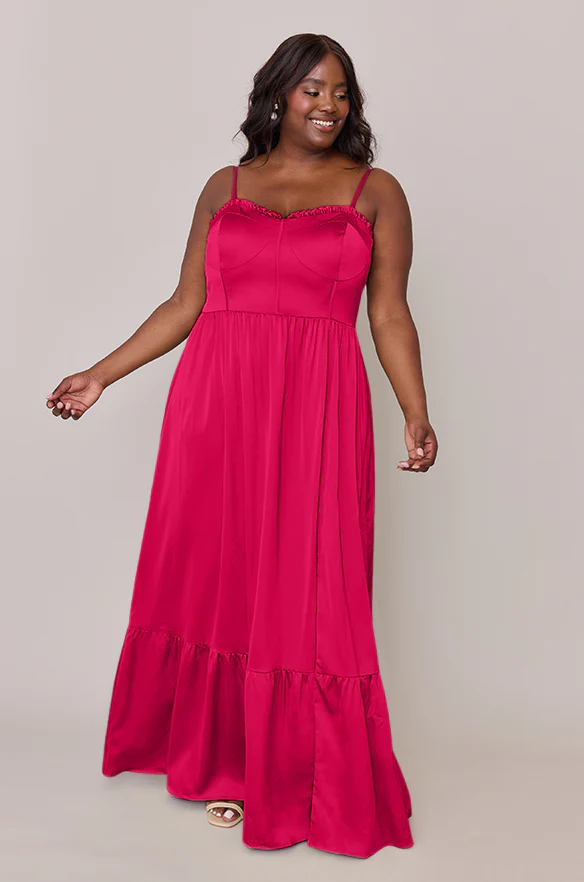 Valentina Satin Dress | Made To Order - Image 68