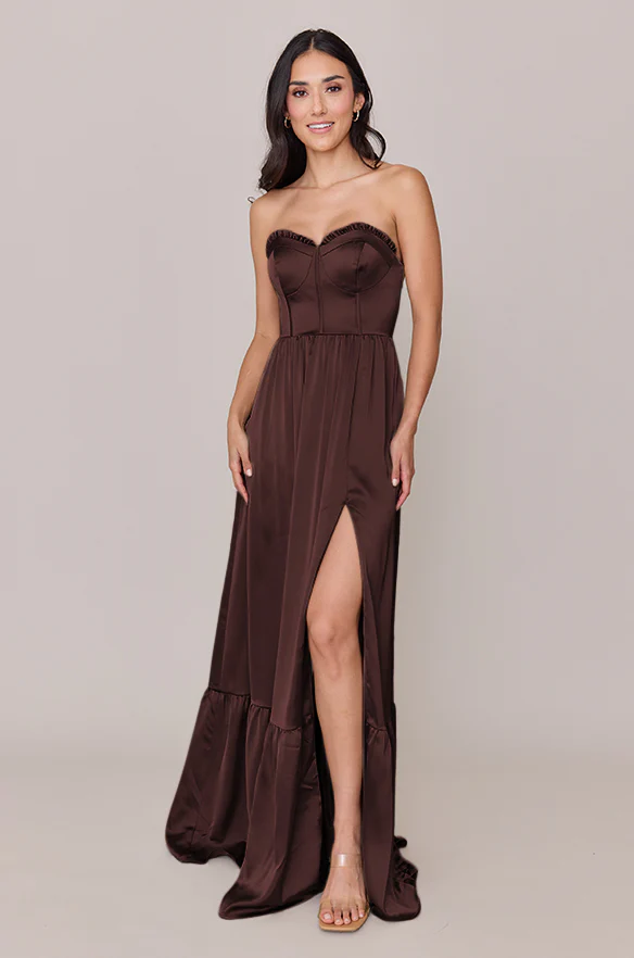 Valentina Satin Dress | Made To Order - Image 86