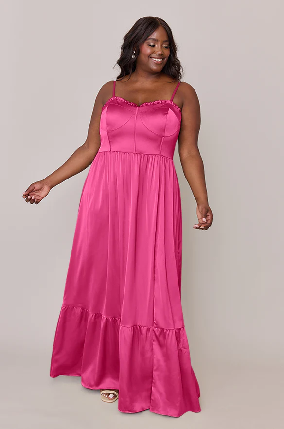 Valentina Satin Dress | Made To Order - Image 92