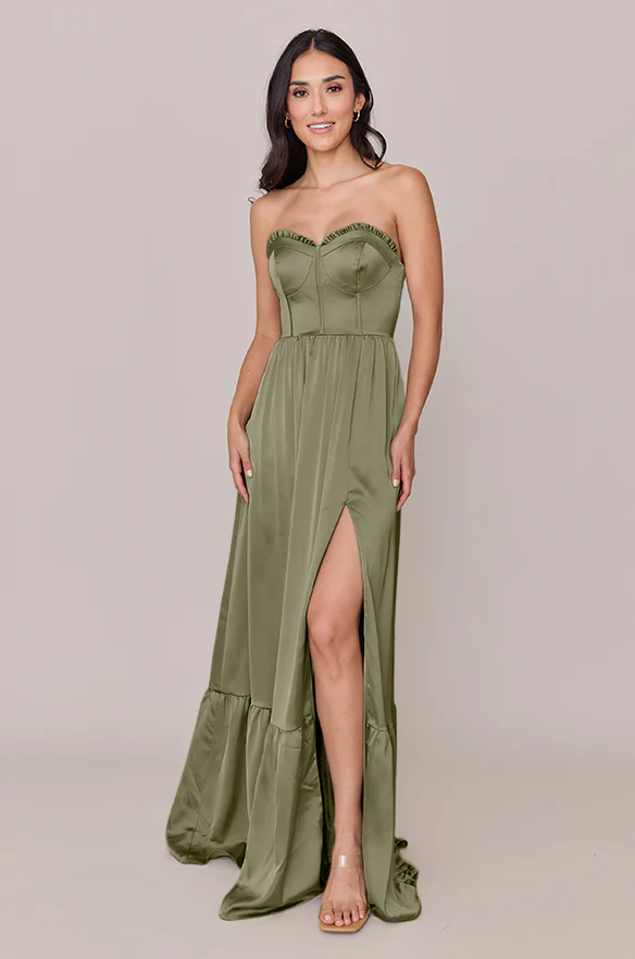 Valentina Satin Dress | Made To Order - Image 98