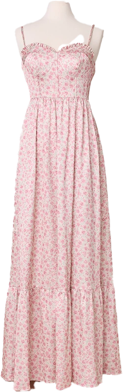 Valentina Satin Floral Print Dress | Made To Order - Image 56