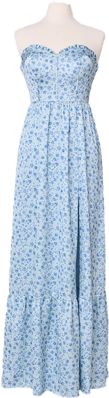 Valentina Satin Floral Print Dress | Made To Order - Image 75
