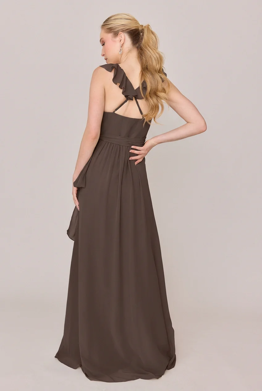 Valerie Chiffon Faux Wrap Dress | Made To Order - Image 163