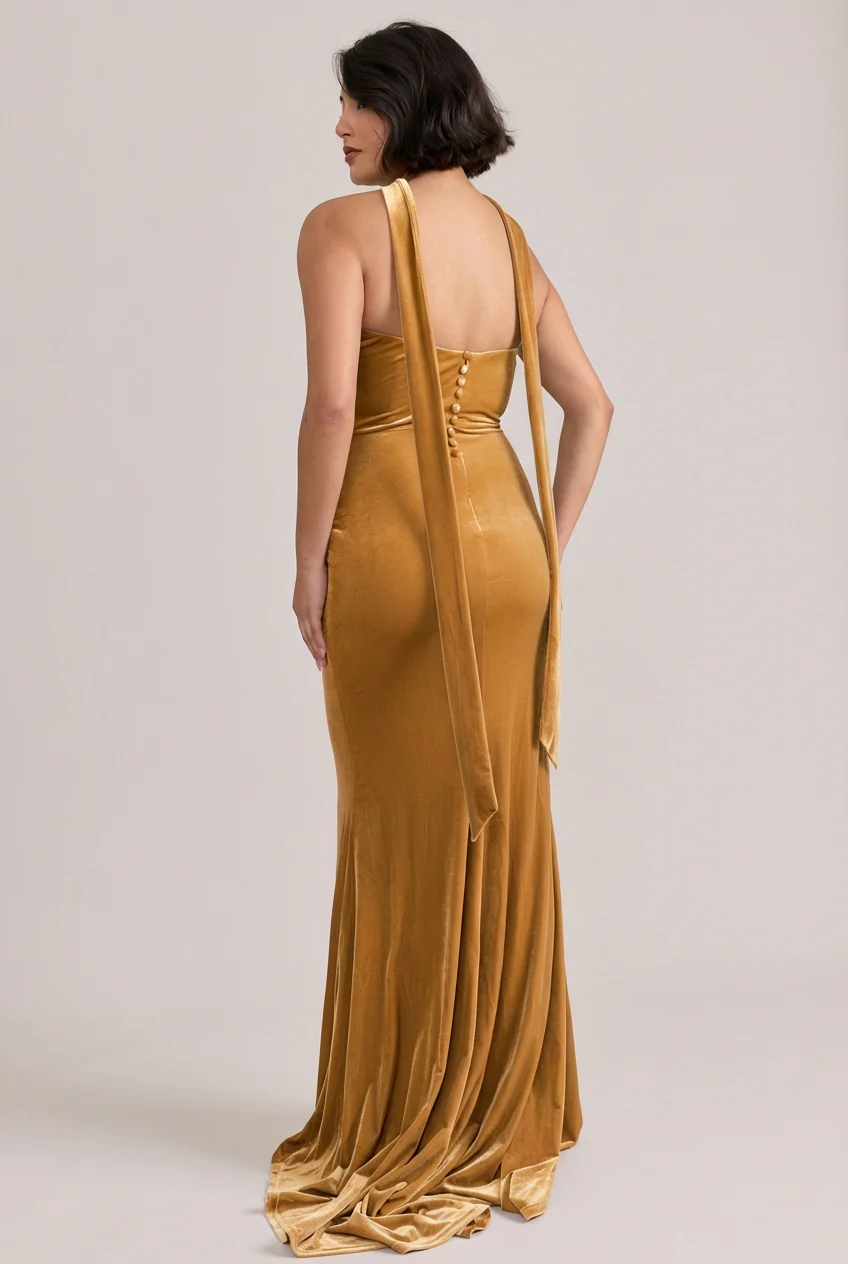 Velvet Skinny Scarf | Made To Order - Image 27