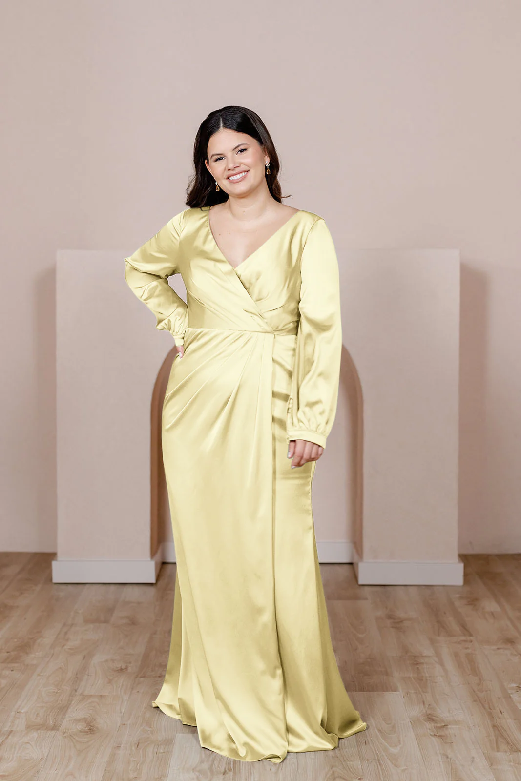 Vera Satin Dress | Made To Order - Image 104