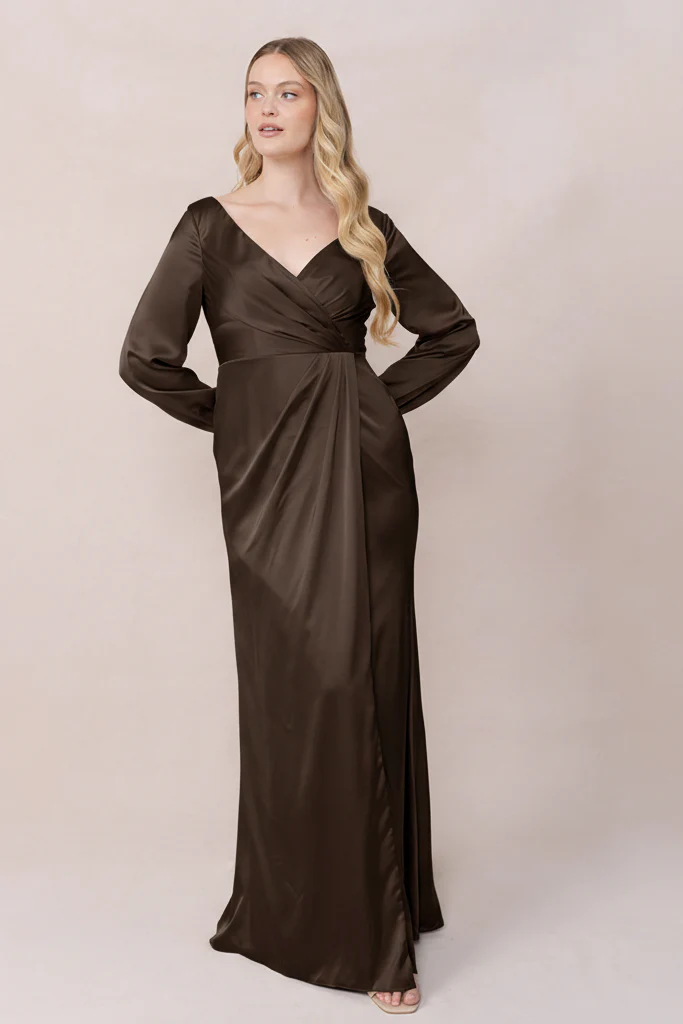 Vera Satin Dress | Made To Order - Image 117