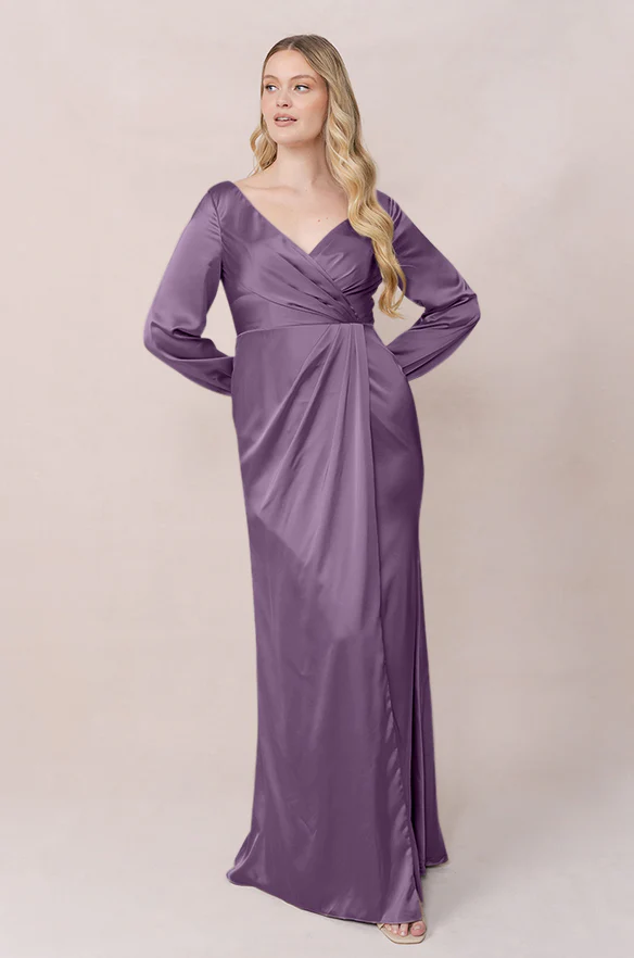 Vera Satin Dress | Made To Order - Image 70