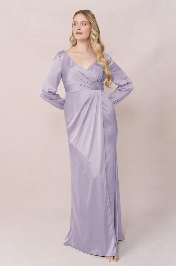 Vera Satin Dress | Made To Order - Image 81