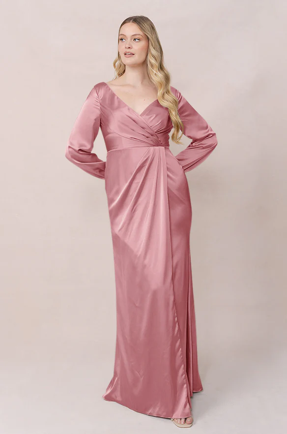 Vera Satin Dress | Made To Order - Image 94