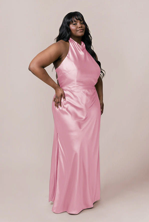 Veronica Satin Dress | Made To Order - Image 111