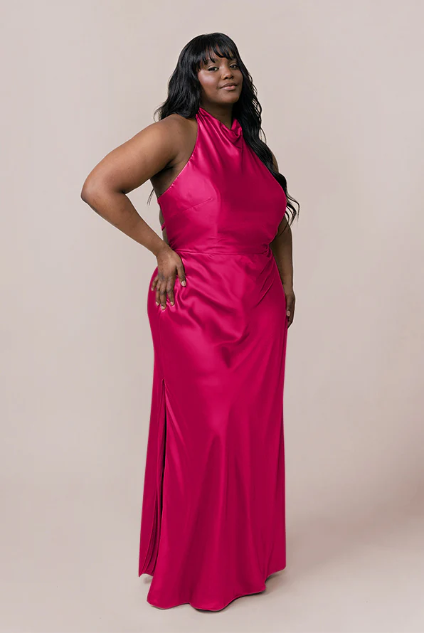 Veronica Satin Dress | Made To Order - Image 22