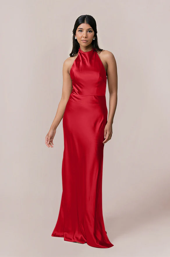 Veronica Satin Dress | Made To Order - Image 26