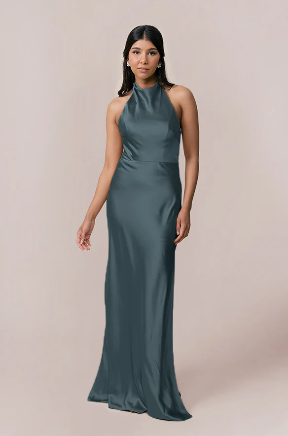 Veronica Satin Dress | Made To Order - Image 29