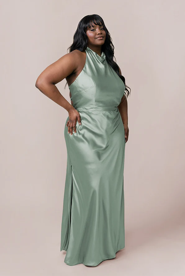 Veronica Satin Dress | Made To Order - Image 37