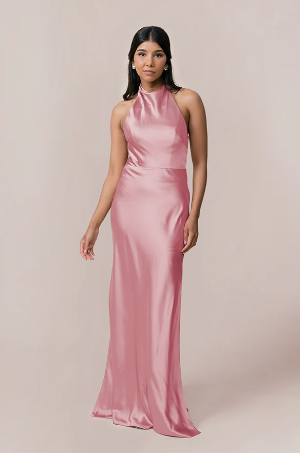 Veronica Satin Dress | Made To Order - Image 47