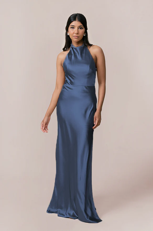 Veronica Satin Dress | Made To Order - Image 51