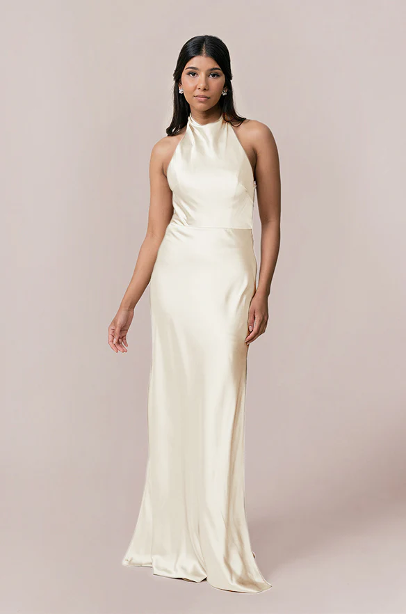 Veronica Satin Dress | Made To Order - Image 57