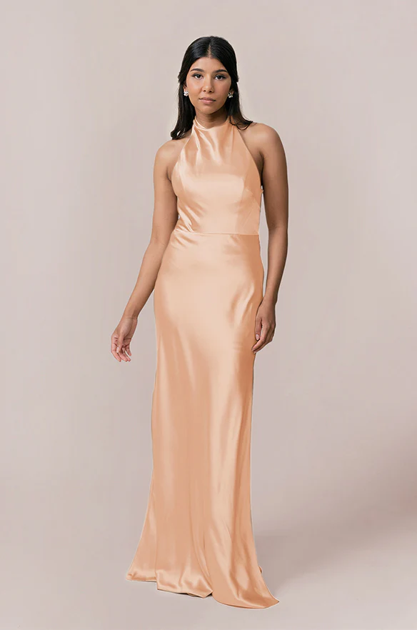Veronica Satin Dress | Made To Order - Image 59