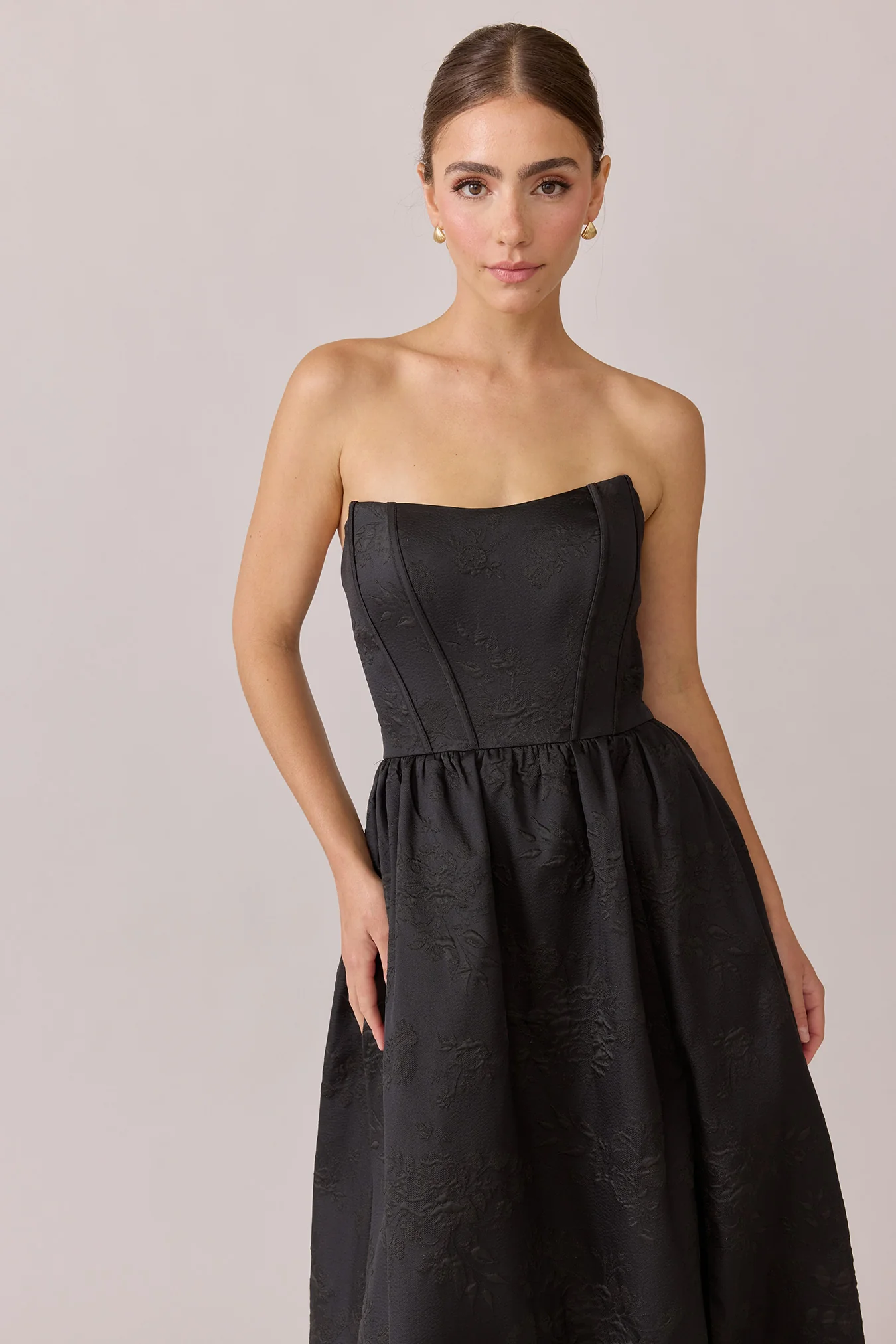 Vienna Jacquard Dress | Made To Order - Image 14