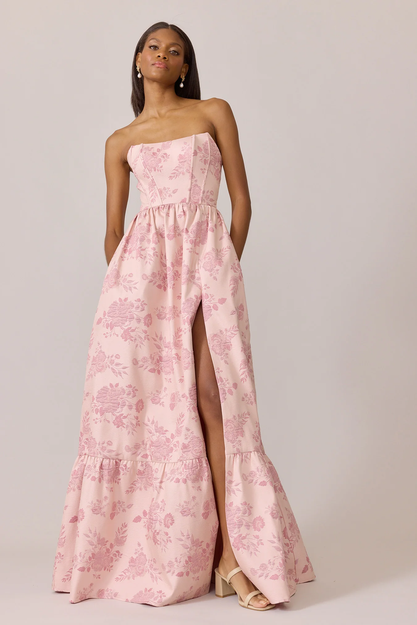 Vienna Jacquard Dress | Made To Order - Image 21