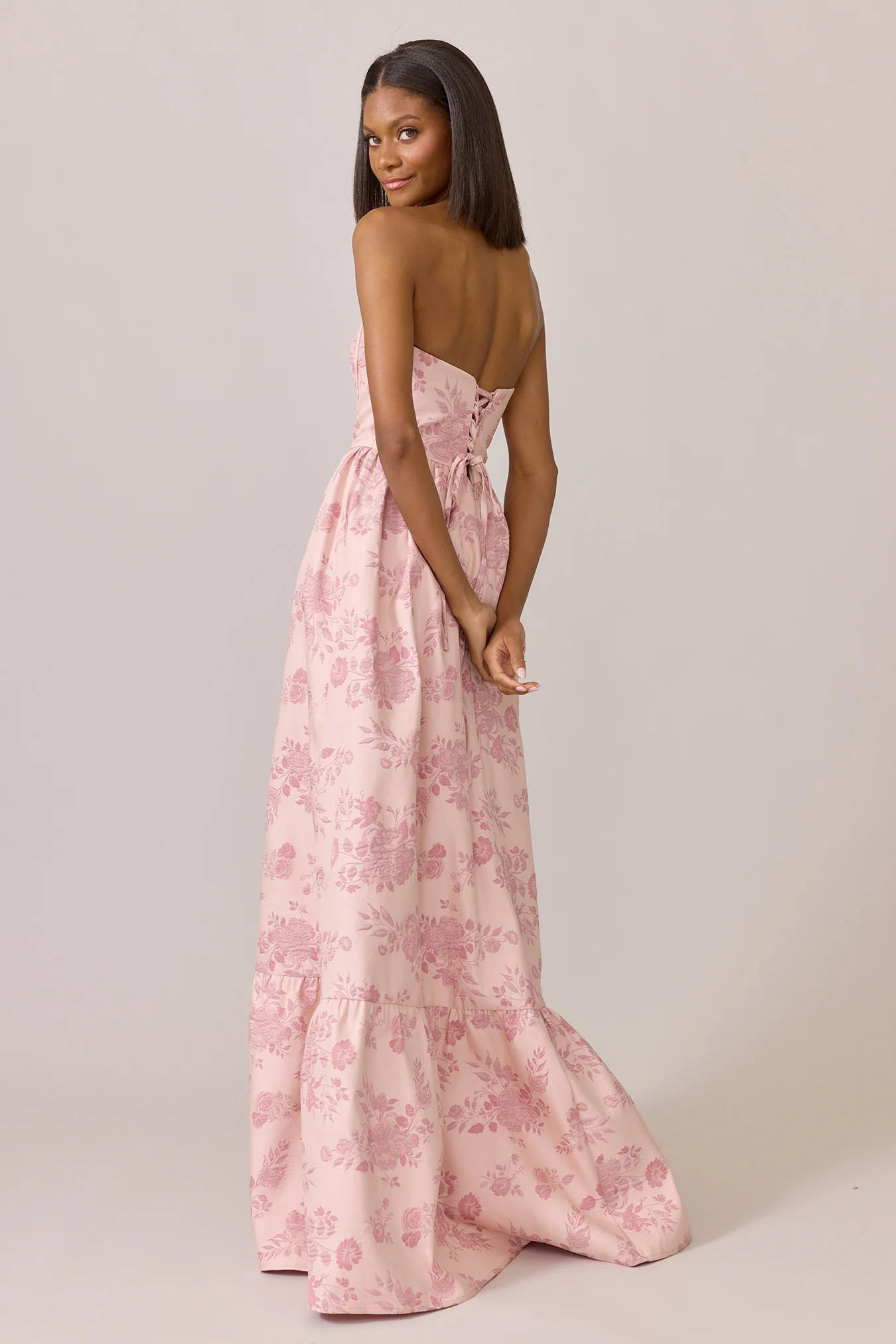 Vienna Jacquard Dress | Made To Order - Image 23